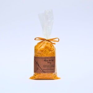 Fleur de sel bio aromatisée Curry - Sac de 125 g