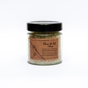 Fleur de Sel Bio aromatisée 4 baies - Pot en verre 125 g