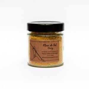 Fleur de Sel aromatisée Bio Curry - Pot en verre 125 g