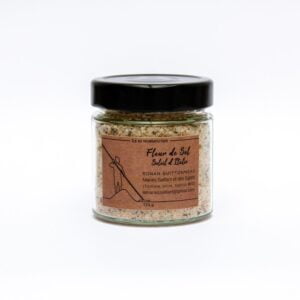 Fleur de Sel Bio aromatisée Soleil d'Italie - Pot en verre 125 g